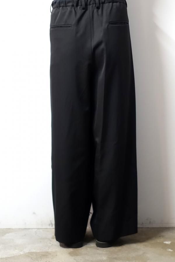 ssstein(シュタイン)/OVERTUCKED EXTRA WIDE TROUSERS/DARK
