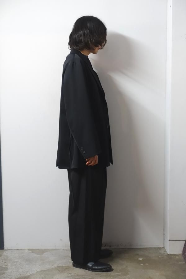 パンツ ssstein OVERTUCKED EXTRAWIDE TROUSERS ssstein OVERTUCKED EXTRA WIDE TROUSERS・BLACK - tity