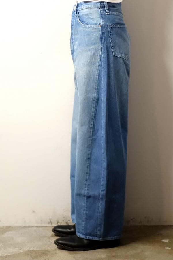 ssstein(シュタイン)/DEFORMATION WIDE DENIM JEANS/INDIGO 通販