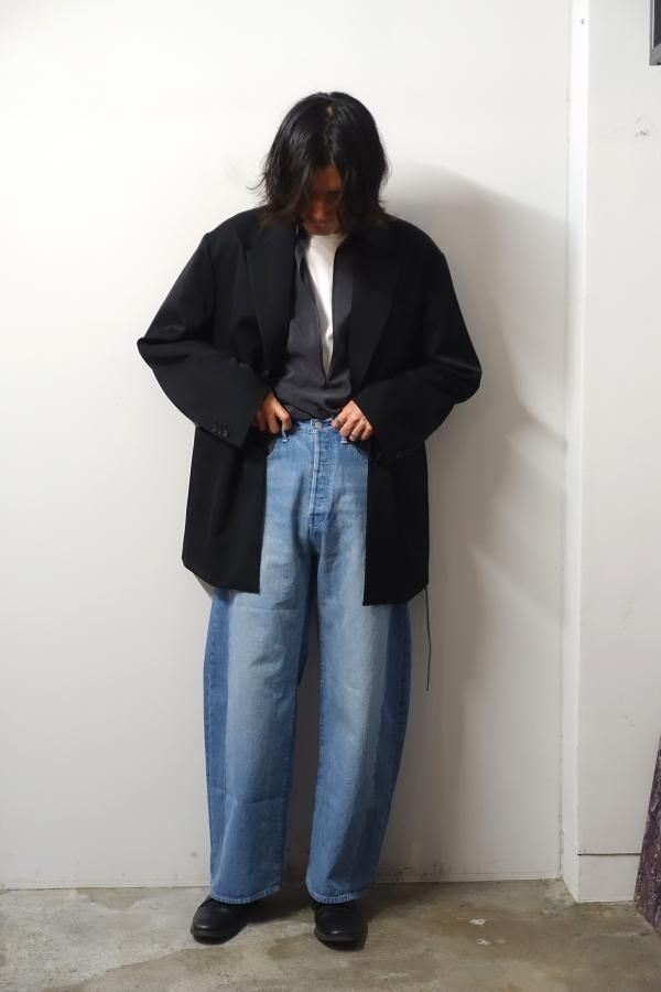 morimori　stein BELTED WIDE DENIM Sサイズ morimori様専用 stein BELTED WIDE DENIM Sサイズ - メルカリ