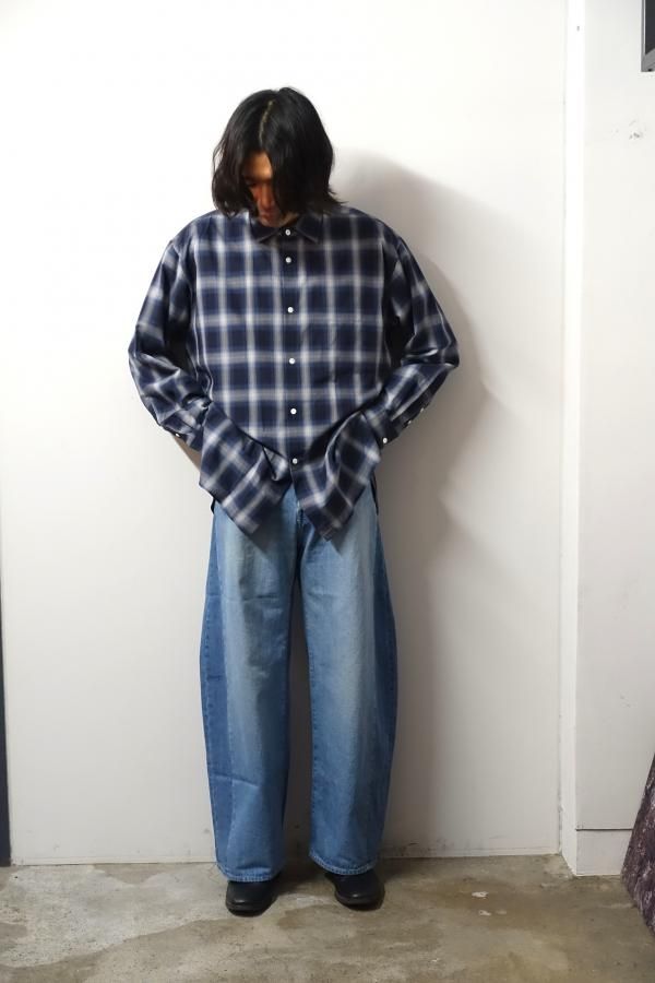 ssstein(シュタイン)/DEFORMATION WIDE DENIM JEANS/INDIGO 通販 ssstein(シュタイン)/DEFORMATION WIDE DENIM JEANS/INDIGO 通販
