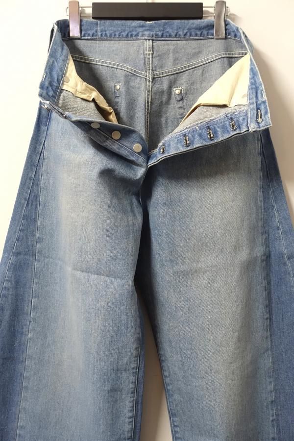 ssstein(シュタイン)/DEFORMATION WIDE DENIM JEANS/INDIGO 通販