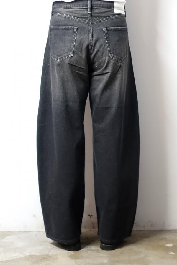 ssstein(シュタイン)/DEFORMATION WIDE DENIM JEANS/BLACK 通販