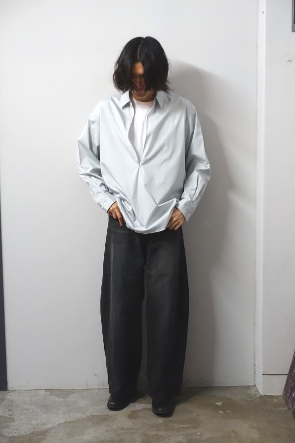 ssstein(シュタイン)/DEFORMATION WIDE DENIM JEANS/BLACK 通販