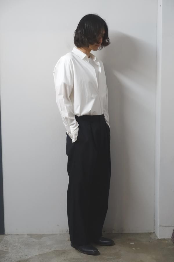 ssstein(シュタイン)/EASY WIDE TROUSERS/BLACK 通販 取り扱い