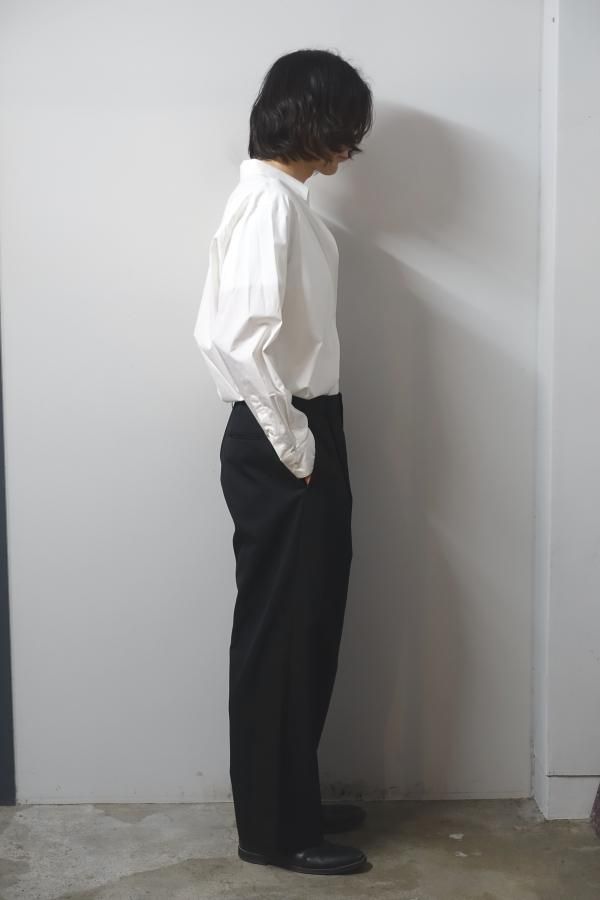 stein スラックス　ブラック 25ss ssstein(シュタイン)/EASY WIDE TROUSERS/BLACK 通販 取り扱い