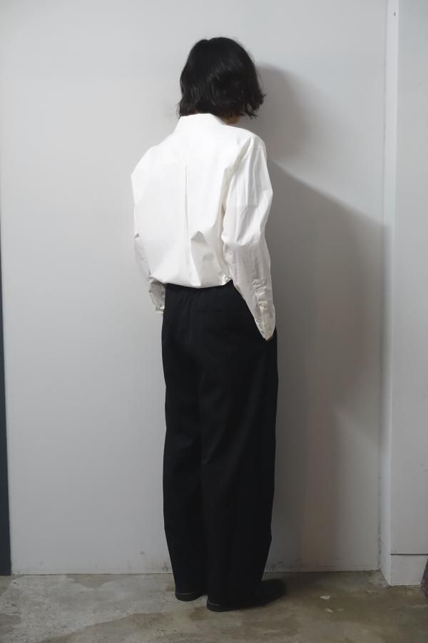 ssstein(シュタイン)/EASY WIDE TROUSERS/BLACK 通販 取り扱い