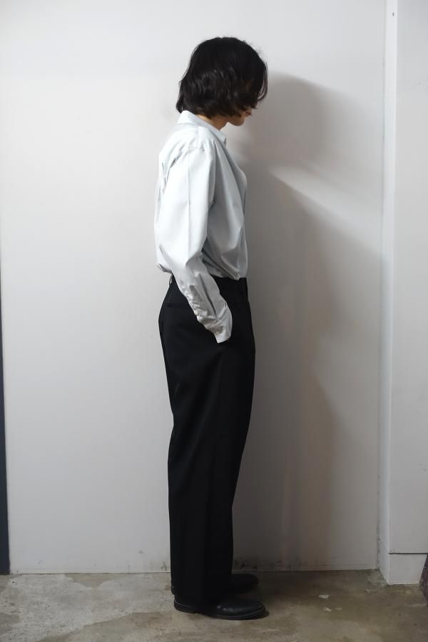 ssstein(シュタイン)/EASY WIDE TROUSERS/BLACK 通販 取り扱い