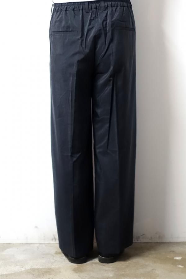 ssstein(シュタイン)/SILK NYLON EASY WIDE TROUSERS/BLACK 通販 ssstein(シュタイン)/SILK NYLON EASY WIDE TROUSERS/BLACK 通販