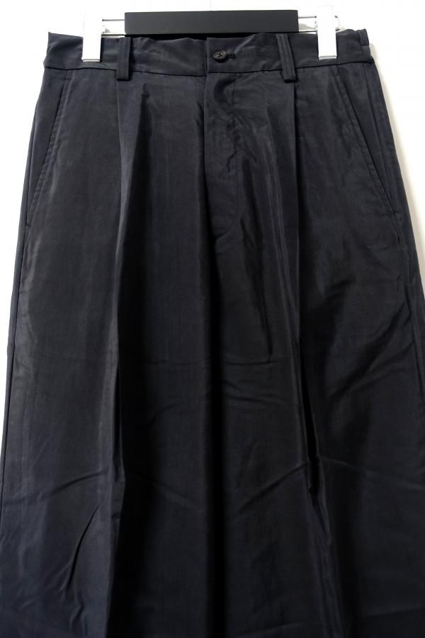 ssstein(シュタイン)/SILK NYLON EASY WIDE TROUSERS/BLACK 通販 ssstein(シュタイン)/SILK NYLON EASY WIDE TROUSERS/BLACK 通販