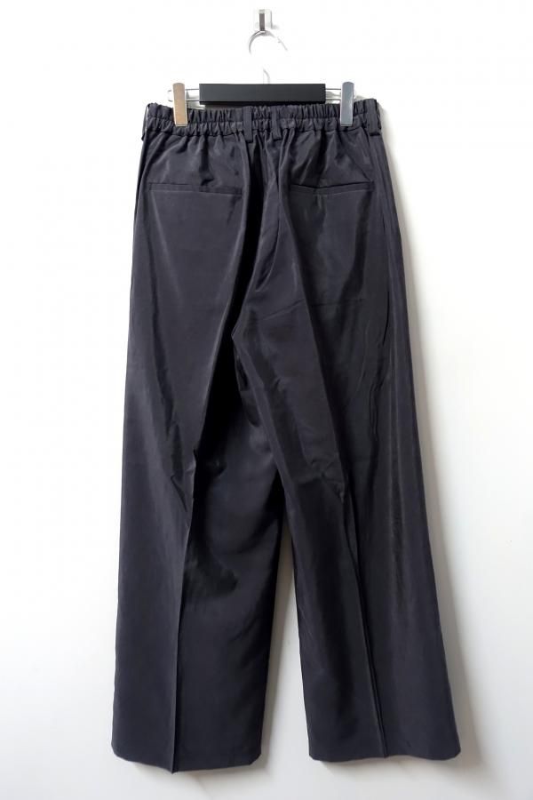ssstein(シュタイン)/SILK NYLON EASY WIDE TROUSERS/CHARCOAL