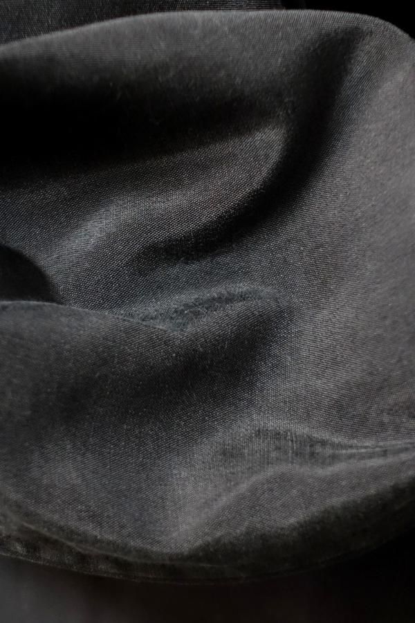 ssstein(シュタイン)/SILK NYLON SKIPPER SHIRT/CHARCOAL 通販