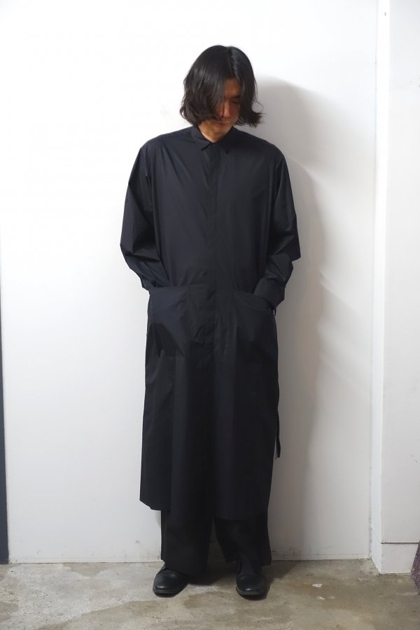 ssstein(シュタイン)/LONG SHIRT ONE PIECE/DARK CHARCOAL 通販 取り扱い-CONCRETE RIVER