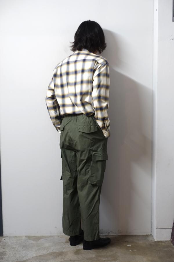 URU(ウル)/EASY PANTS/OLIVE 通販 取り扱い-CONCRETE RIVER