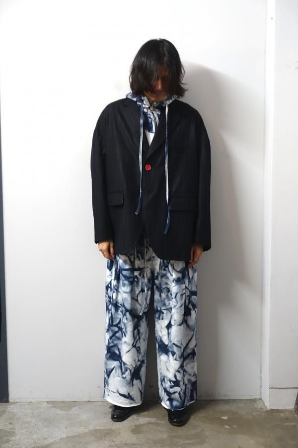 SHINYAKOZUKA(シンヤコズカ)/OVERDYED DIVING HOOD/WHITE*NAVY