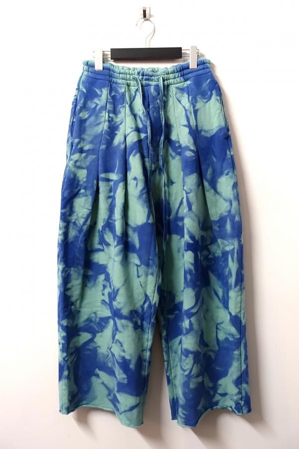 バヤコ keep being you ワイドパンツ 値下げ SHINYAKOZUKA(シンヤコズカ)/OVERDYED HOME BAGGY/UNDER WATER
