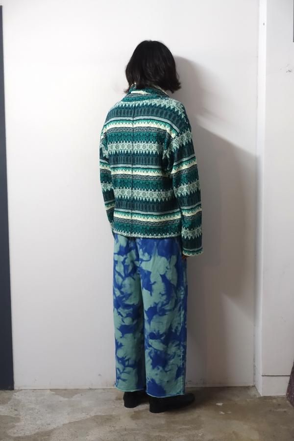 バヤコ keep being you ワイドパンツ 値下げ SHINYAKOZUKA(シンヤコズカ)/OVERDYED HOME BAGGY/UNDER WATER