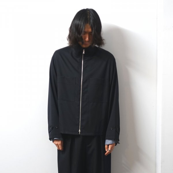 ssstein(シュタイン)/DRIZZLER ZIP UP JACKET/BLACK 通販 取り扱い-CONCRETE RIVER