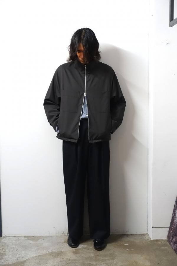 ssstein(シュタイン)/DRIZZLER ZIP UP JACKET/GREY KHAKI 通販