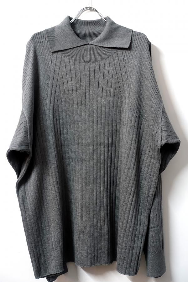 URU(ウル)/CREW NECK KNIT/WHITE 通販 取り扱い-CONCRETE RIVER