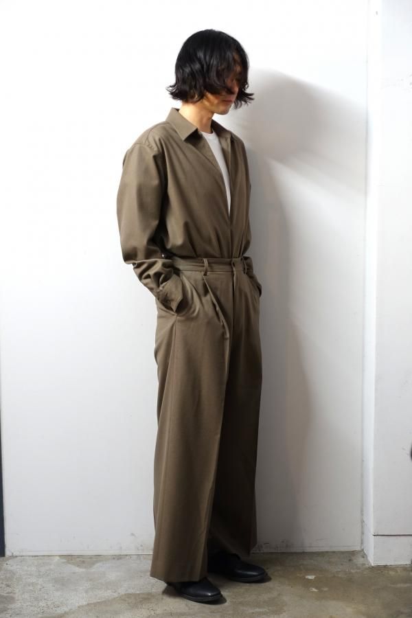 ssstein(シュタイン)/EXTRA WIDE TROUSERS/DARK BEIGE 通販