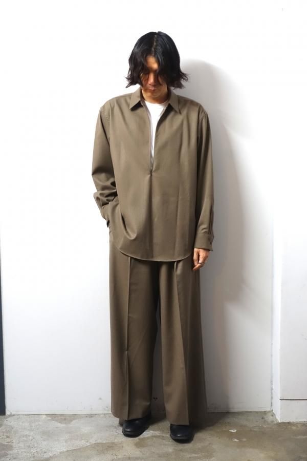 ssstein(シュタイン)/EXTRA WIDE TROUSERS/DARK BEIGE 通販