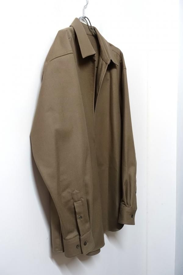 ssstein(シュタイン)/OVERSIZED SKIPPER SHIRT/DARK BEIGE 通販