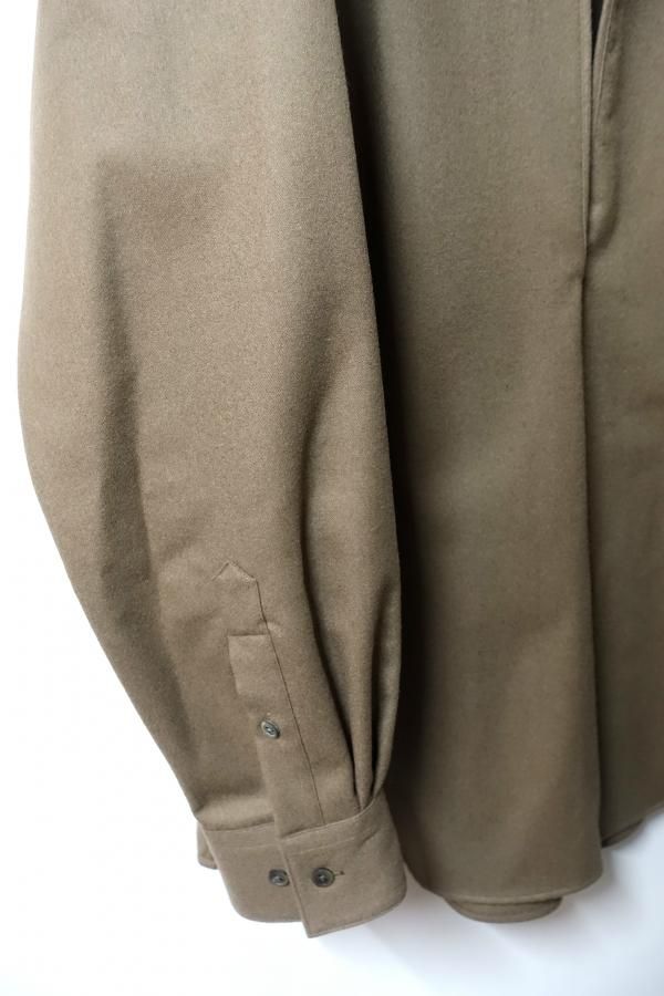 ssstein(シュタイン)/OVERSIZED SKIPPER SHIRT/DARK BEIGE 通販