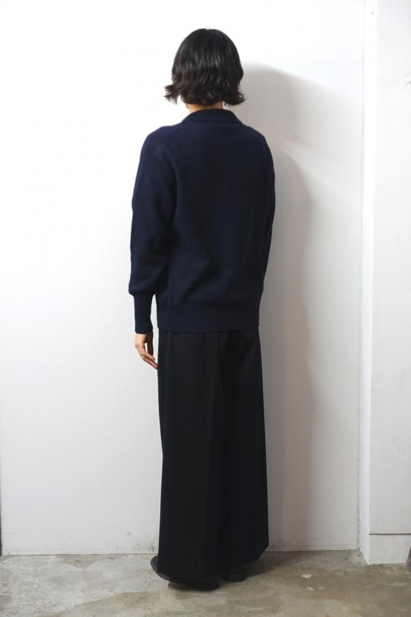 ssstein(シュタイン)/EXTRA FINE WOOL KNIT SKIPPER LS/DARK