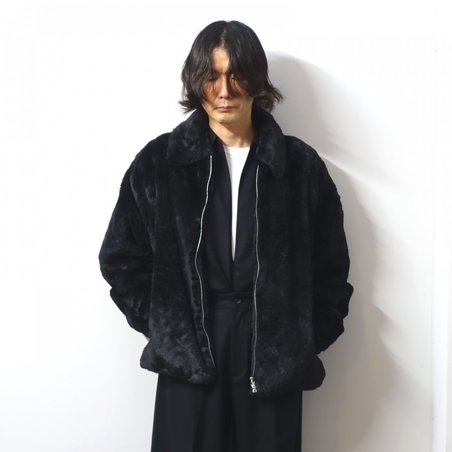 <img class='new_mark_img1' src='https://img.shop-pro.jp/img/new/icons13.gif' style='border:none;display:inline;margin:0px;padding:0px;width:auto;' />ssstein(奿)/ACRYLIC FUR JACKET/BLACK