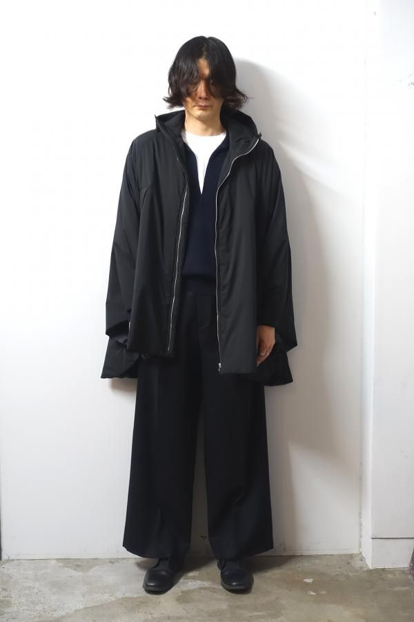 ssstein(シュタイン)/PADDED PONCHO/BLACK 通販 取り扱い