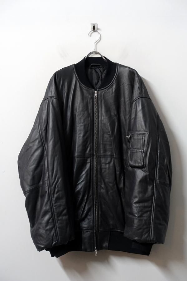 ssstein(シュタイン)/LEATHER FLIGHT JACKET/DARK CHARCOAL CONCRETE RIVER/ 取扱い,通販