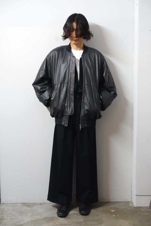 stein レザーフライトジャケット　size.S ssstein(シュタイン)/LEATHER FLIGHT JACKET/DARK CHARCOAL CONCRETE