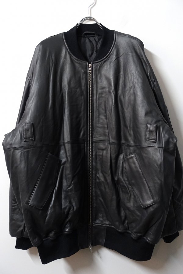 ssstein(シュタイン)/LEATHER FLIGHT JACKET/DARK CHARCOAL CONCRETE RIVER/ 取扱い,通販