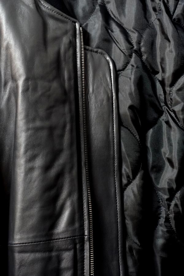 ssstein(シュタイン)/LEATHER FLIGHT JACKET/DARK CHARCOAL CONCRETE