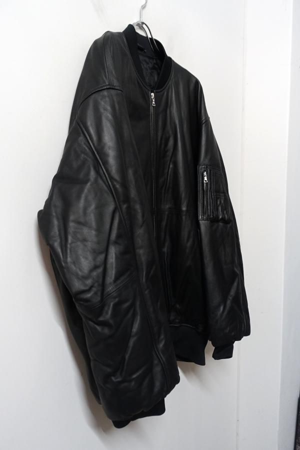 ジャケット・アウター 24FW ssstein LEATHER FLIGHT JACKET S ssstein - 【残りわずか】Leather Flight Jacket | ACRMTSM