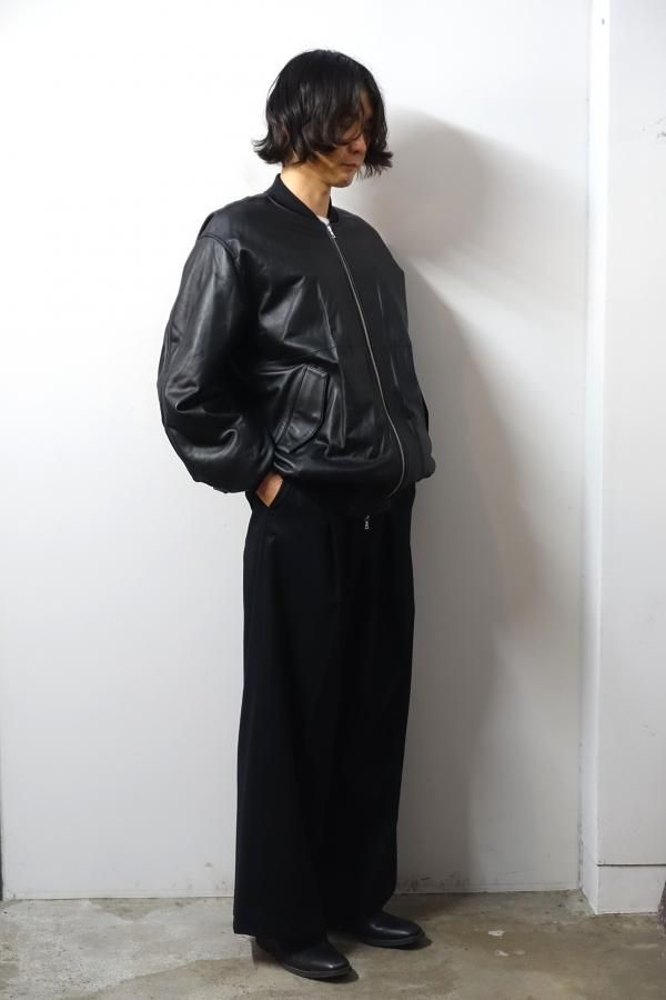 ssstein(シュタイン)/LEATHER FLIGHT JACKET/BLACK CONCRETE ssstein(シュタイン)/LEATHER FLIGHT JACKET/BLACK CONCRETE