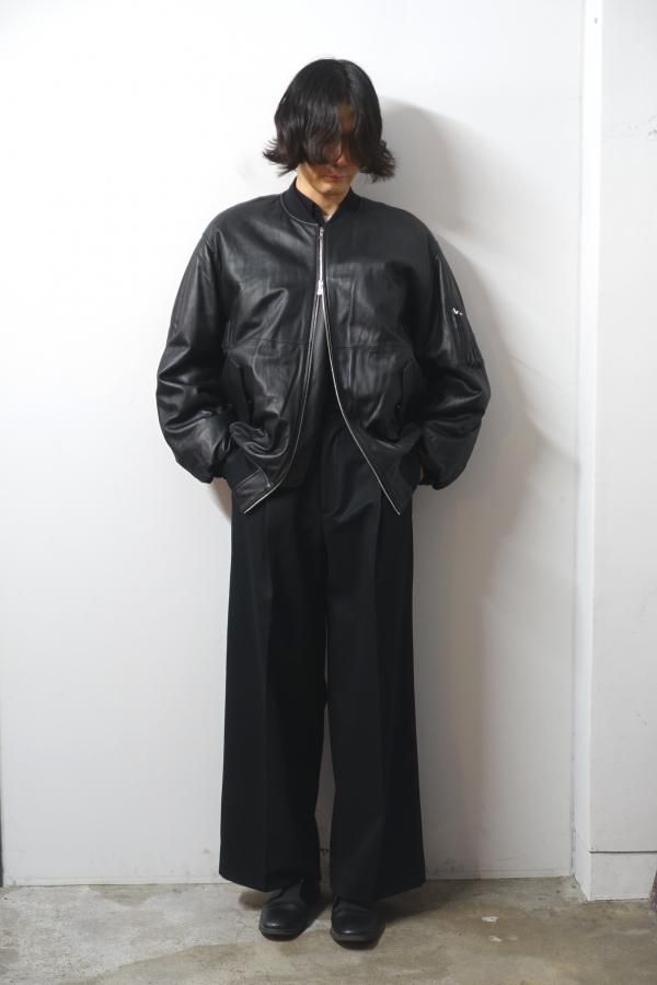 stein レザーフライトジャケット　size.S ssstein(シュタイン)/LEATHER FLIGHT JACKET/DARK CHARCOAL