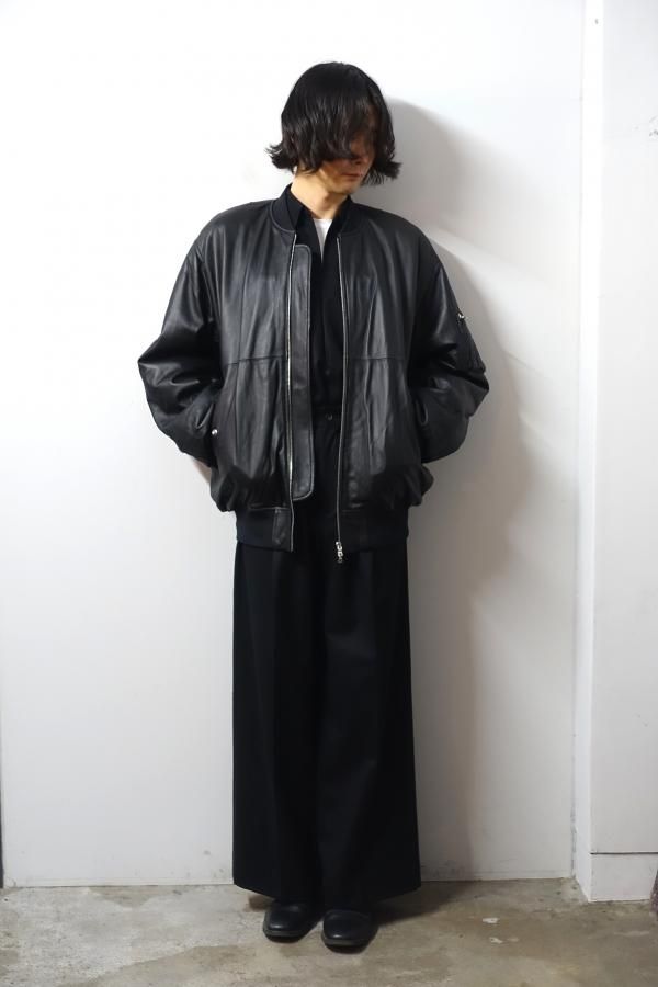 stein レザーフライトジャケット　size.S ssstein LEATHER FLIGHT JACKET・BLACK - tity