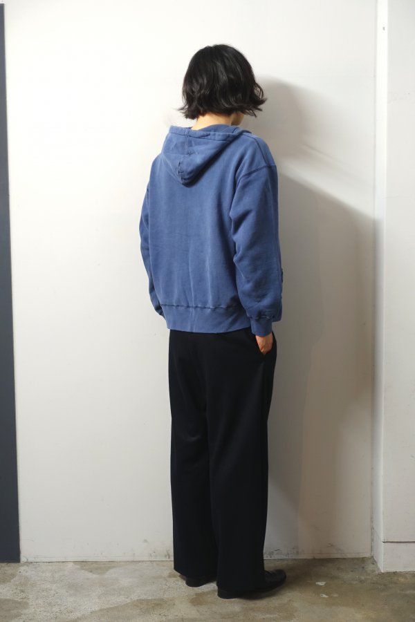 URU(ウル)/1 TUCK PANTS/NAVY 通販 取り扱い-CONCRETE RIVER