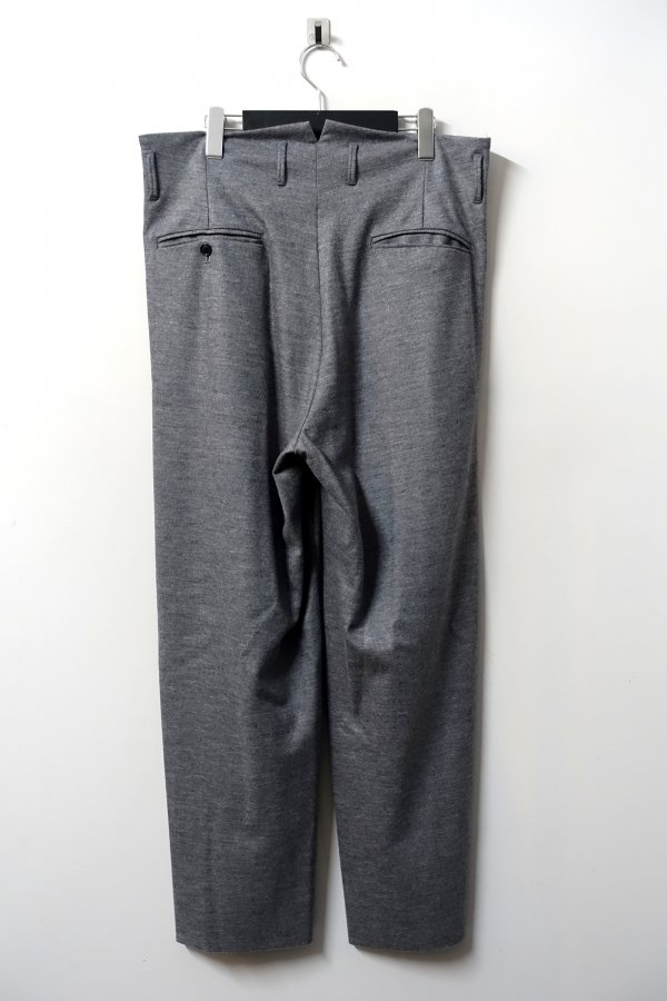 URU(ウル)/1 TUCK PANTS/GRAY 通販 取り扱い-CONCRETE RIVER