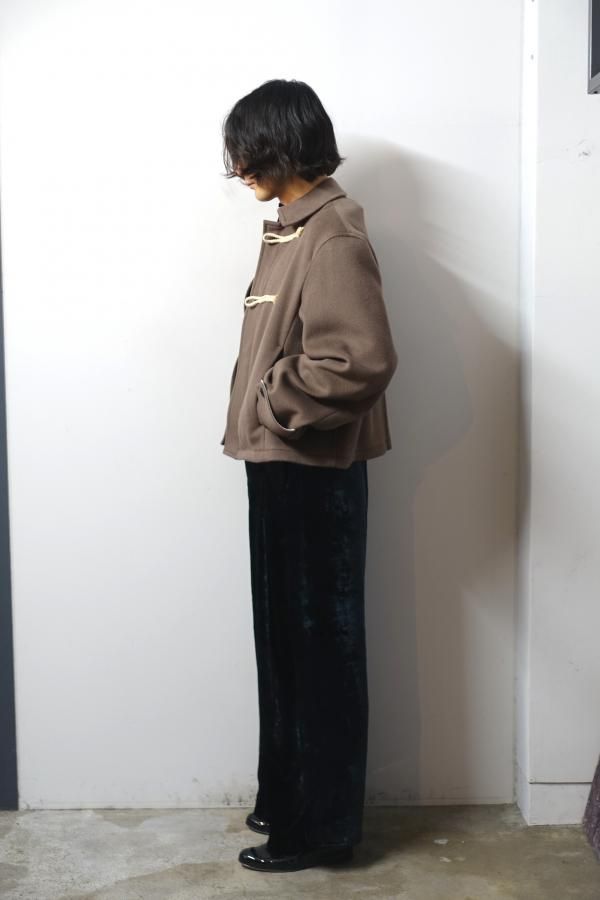 SHINYAKOZUKA(シンヤコズカ)/DUFFLE JK WITH NO BIJOU/MOCHA 通販