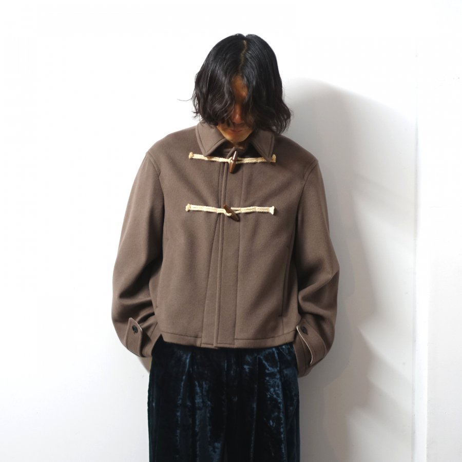 SHINYAKOZUKA(䥳)/DUFFLE JK WITH NO BIJOU/MOCHA