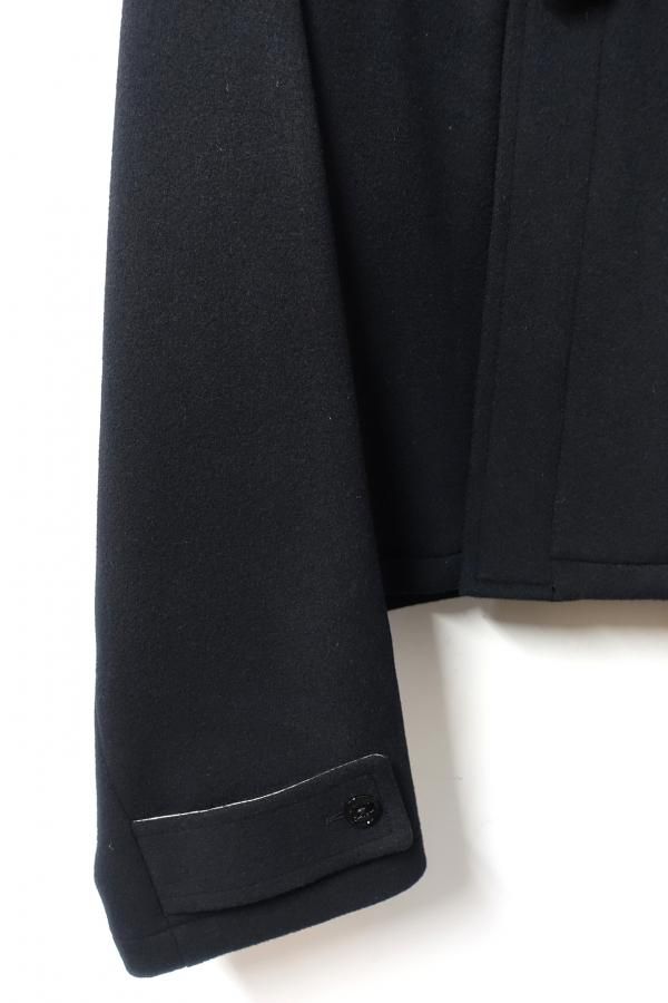 SHINYAKOZUKA(シンヤコズカ)/DUFFLE JK WITH NO BIJOU/BLACK SHINYAKOZUKA(シンヤコズカ)/DUFFLE JK WITH NO BIJOU/BLACK