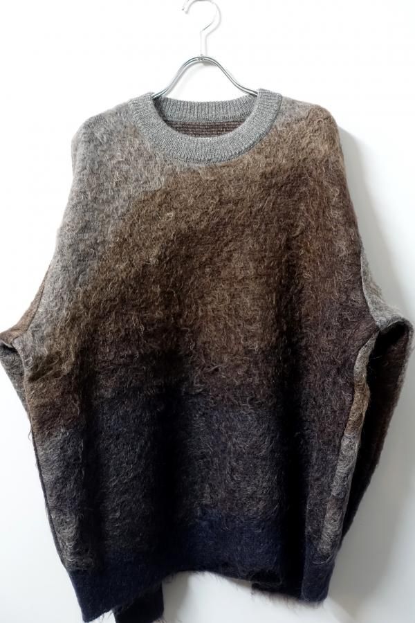 ssstein】GRADATION MOHAIR KNIT LS SSSTEIN