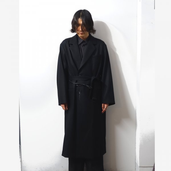 ssstein(シュタイン)/OVERSIZED MAXI-LENGTH DOUBLE BREASTED COAT/BLACK 通販  取り扱い-CONCRETE RIVER