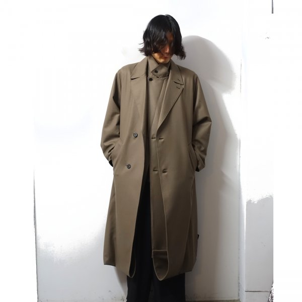 ssstein(シュタイン)/OVERSIZED DOCKING DOUBLE BREASTED COAT/DARK BEIGE 通販  取り扱い-CONCRETE RIVER