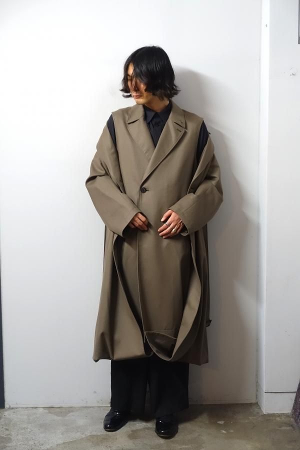 ssstein / シュタイン】OVERSIZED DOCKING DOUBLE BREASTED COAT