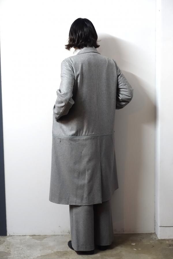 ETHOSENS(エトセンス)/Flannel 3way coat/Light gray 通販