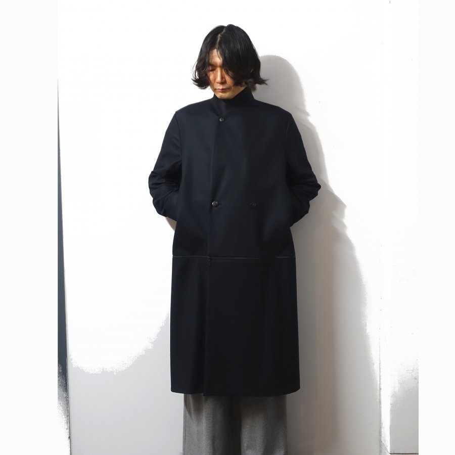 ETHOSENS(ȥ)/Flannel 3way coat/Black